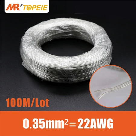 100M DIY Electrical Wire 22AWG 20AWG 18AWG 2Pin LED Neon Light Welding Silver Wire Middle  Connector For 12V Neon Lamp Soldering